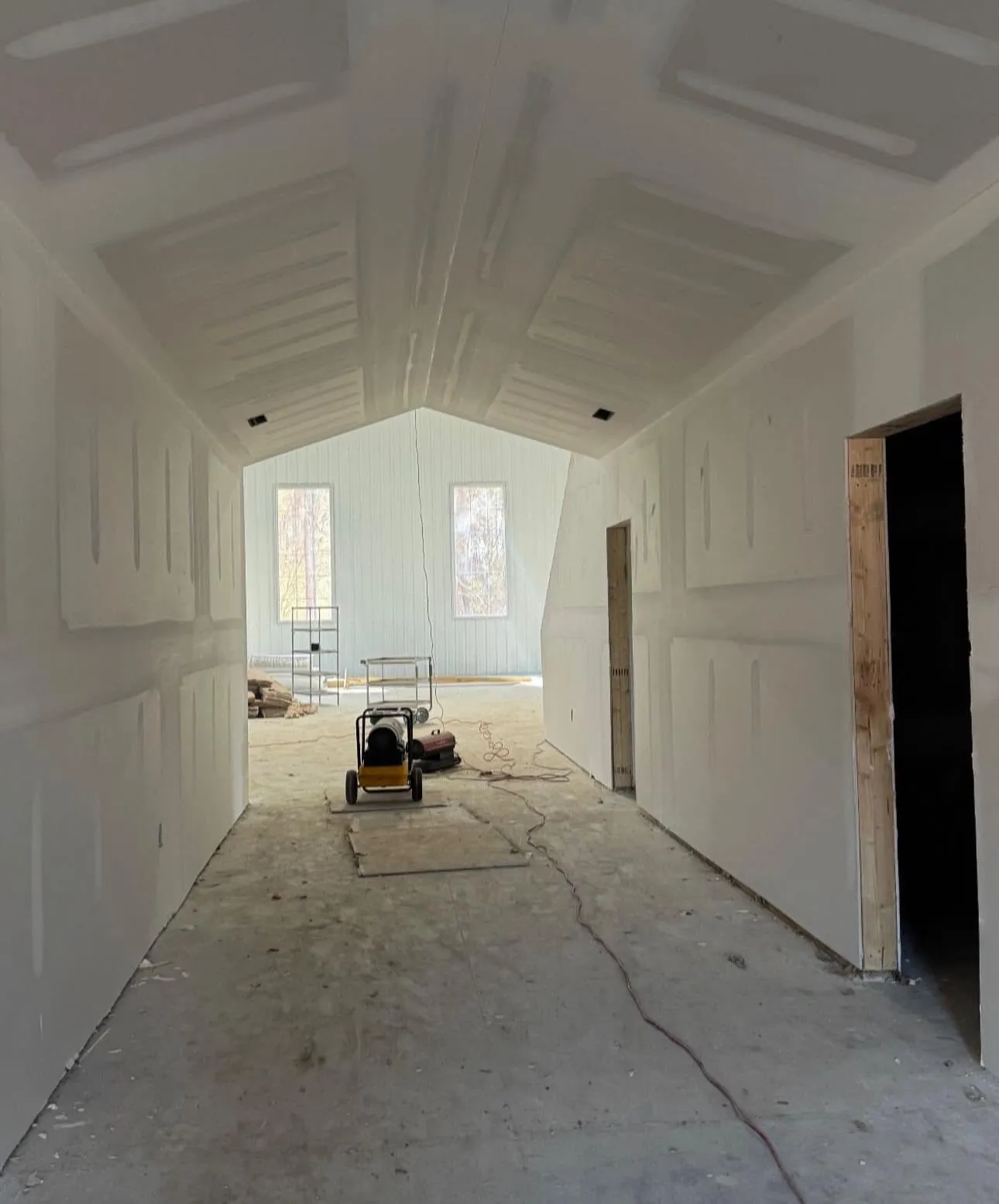 Finishing inside